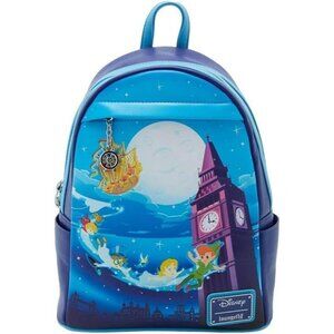 Loungefly Disney Peter Pan Characters Glow in the Dark Womens Double Strap Bag